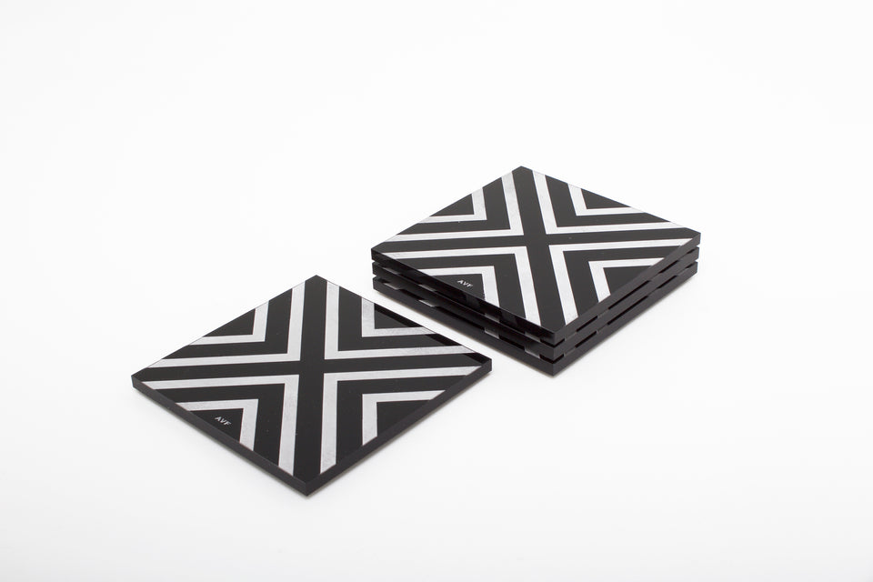 AVF Voltage Chevron Coasters S/4