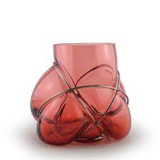 VMitrani Pelote Vase - Rouge
