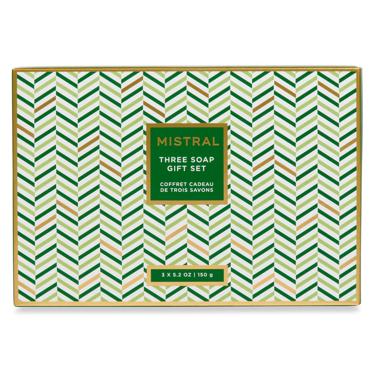 Mistral Gift Set Christmas 3 Petite Soaps
