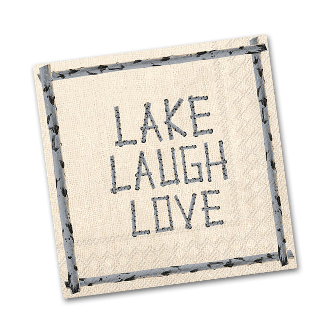 Boston Cocktail Napkins-Lake Laugh Love