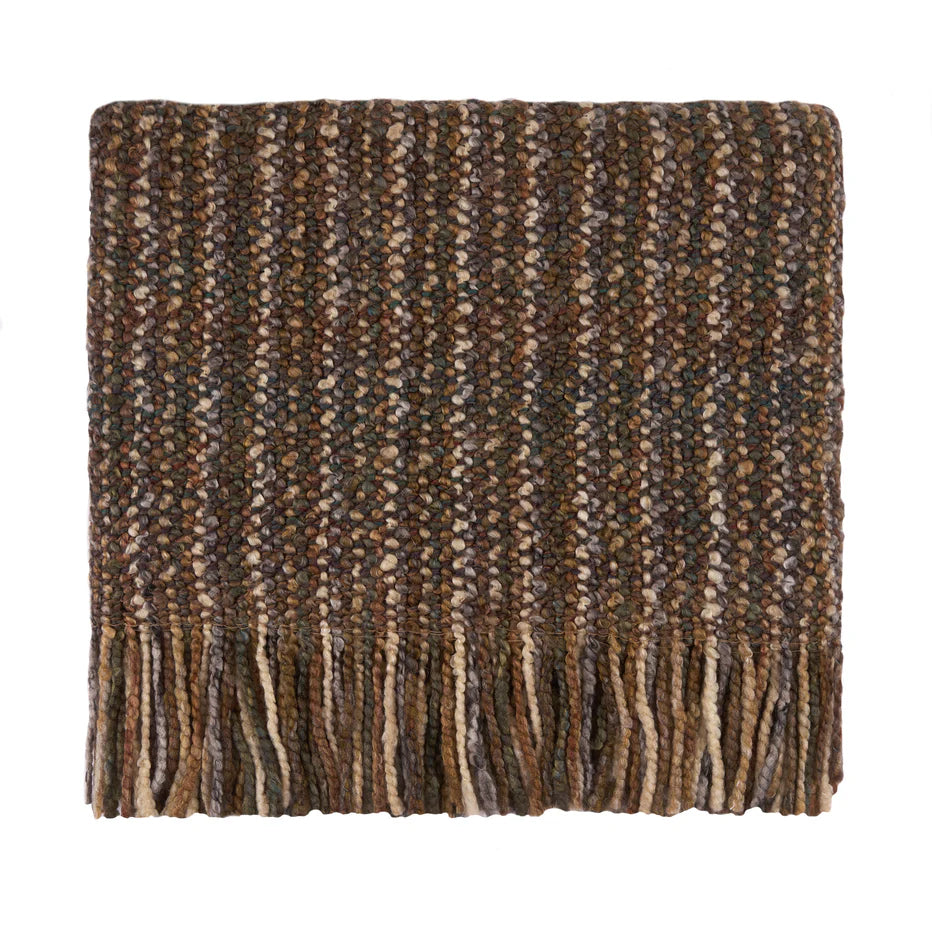 Bedford Stria Throw Stone