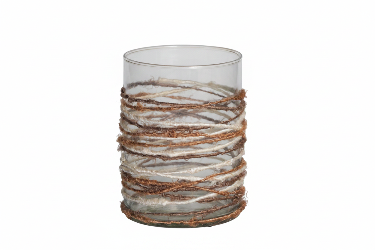Bidk Votive Wrapped in Weave MD