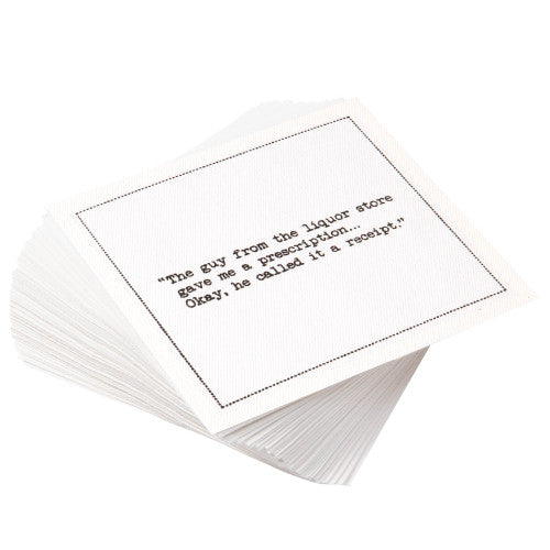5 Star Whiskey Quotes Napkins