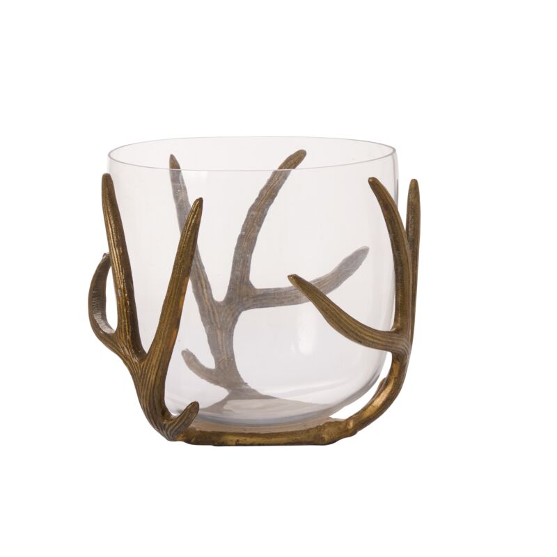 Accent Wrapped Antler Vase