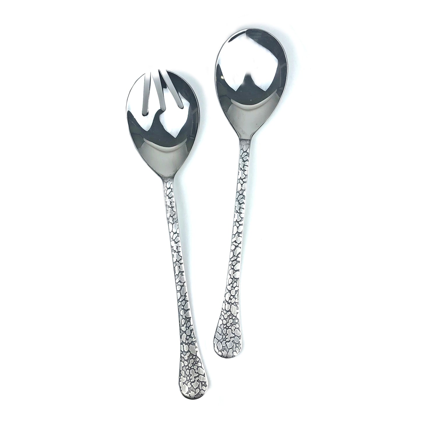 MW Panthera Salad Servers Platinum