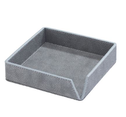 Bodrum Stingray Cocktail Napkin Box Gray