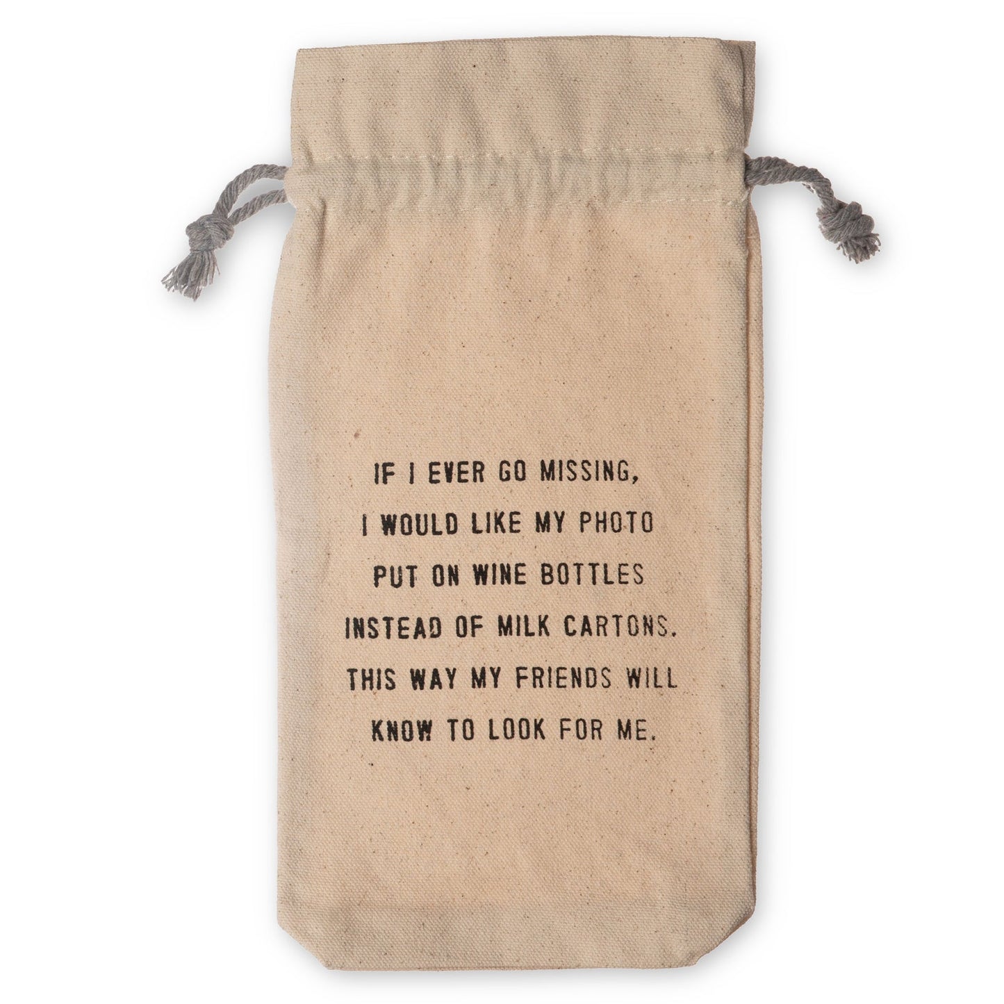 Sugarboo If I Ever Go Missing Wine Bag