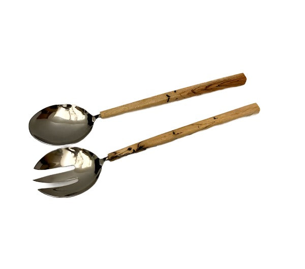 Bahari SS Salad Tossers/Tamarind Handle