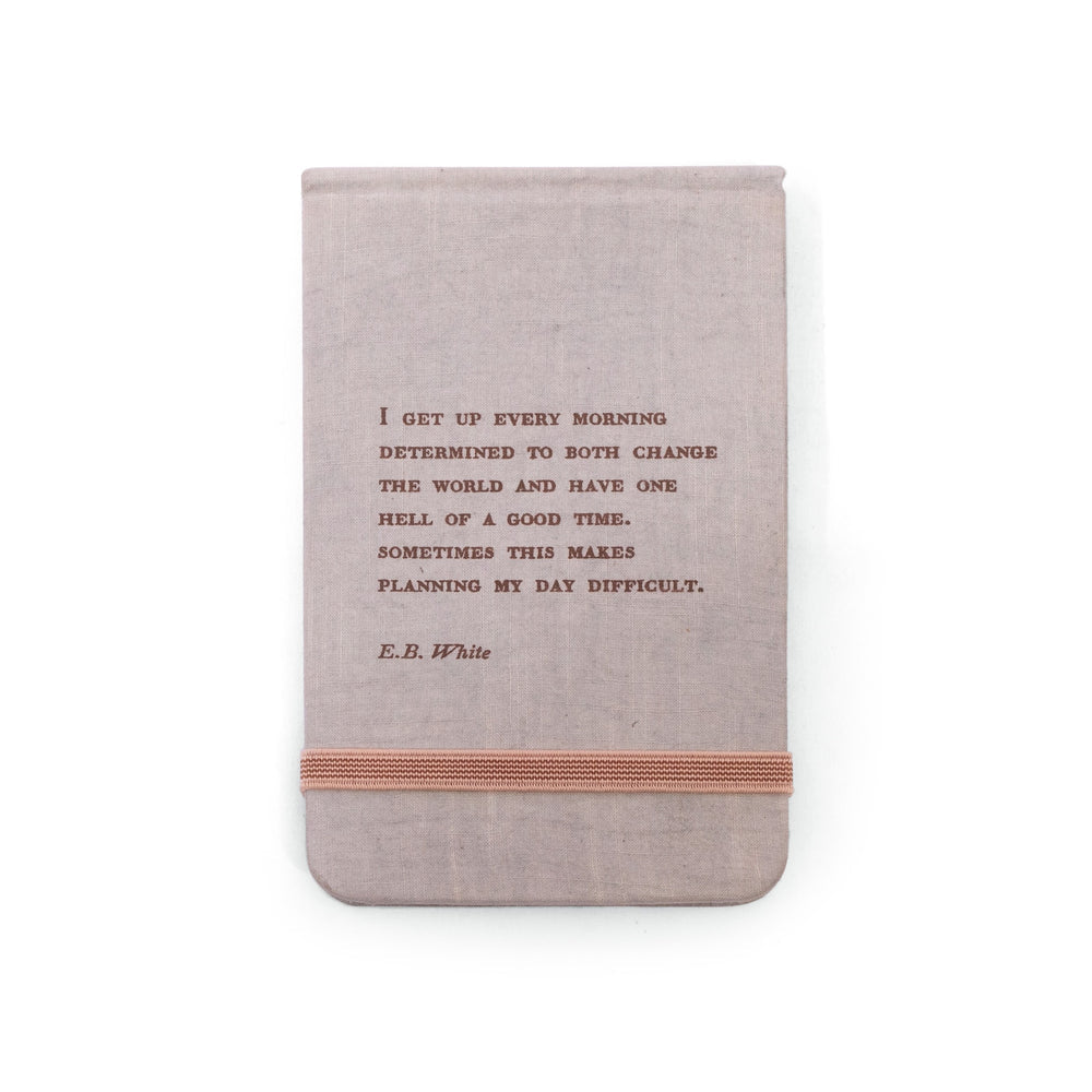 Sugarboo EB White Fabric Notebook