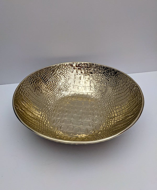 Sierra Gold Crocodile Bowl