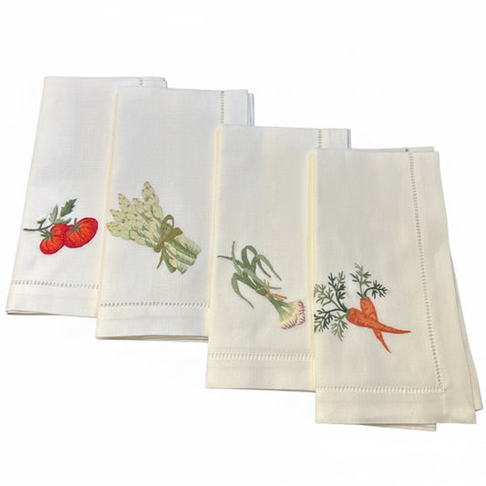 ONE Veggie Garden Linen Napkin S/4
