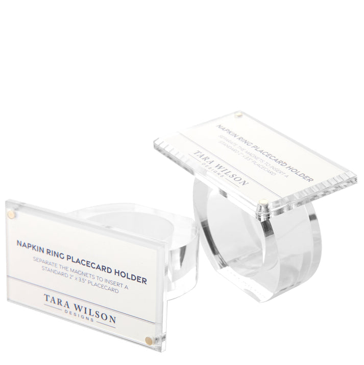 TW Photo/Place Card Nap Ring S/4
