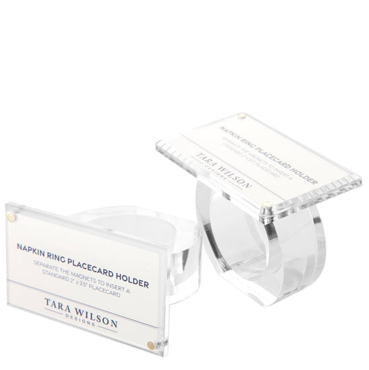 TW Photo/Place Card Nap Ring S/4