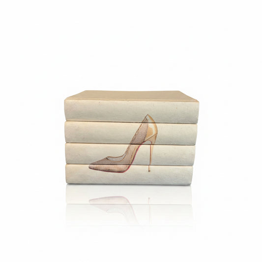 E Law Heels 4 Vol Book Set - Gold Mesh Hot Heels