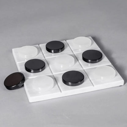 Prima Mini Checker Board Blk/Wh Marble