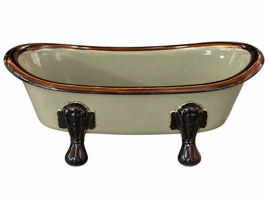 Smoky Mountain Soaps Dish Green/ Blk Trim