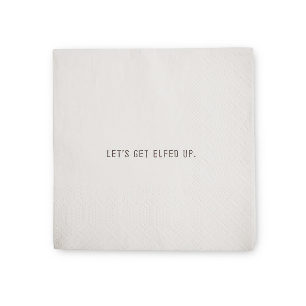 Sugarboo Let’s Get Elfed Up Cocktail Napkins