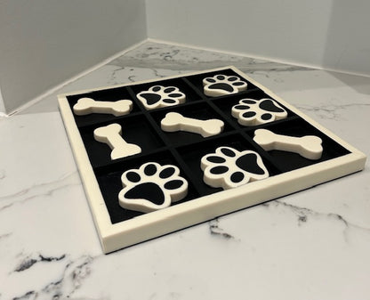 A Sanoma Dog Tic Tac Toe