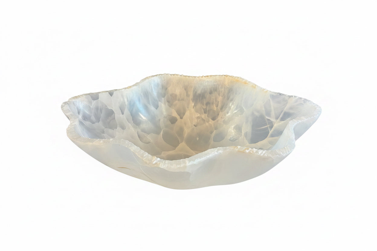 Prima White Ice Onyx Bowl