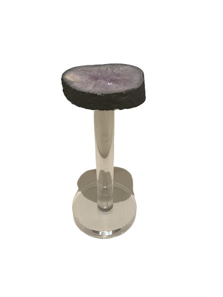 Agate Side Table - Pink