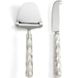 Platinum Truro Cheese and Knife Set