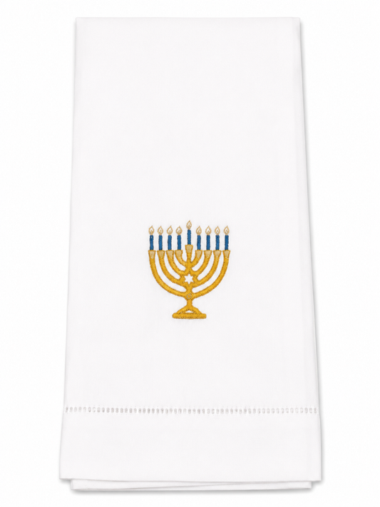 Henry Menorah Hand Towel