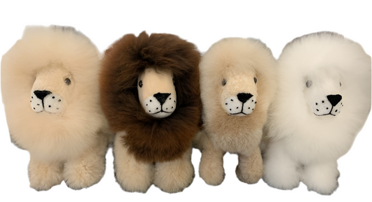 Fibre Alpaca MD Animal Lion White