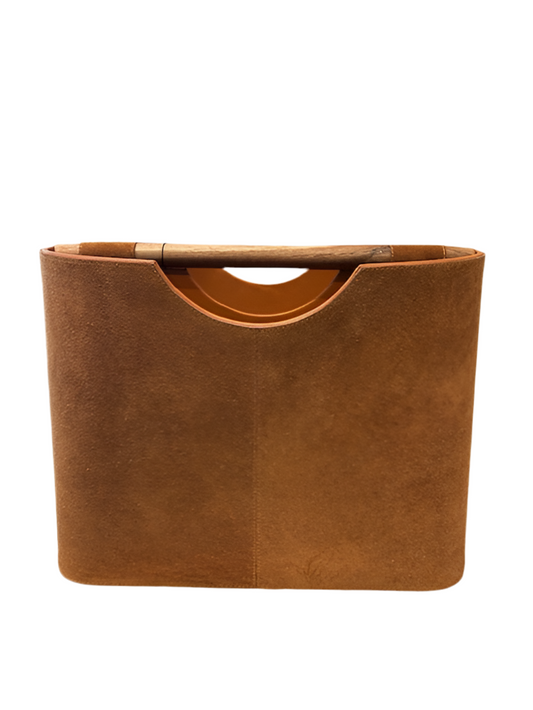 Go Home Prescott Suede Magazine Rack