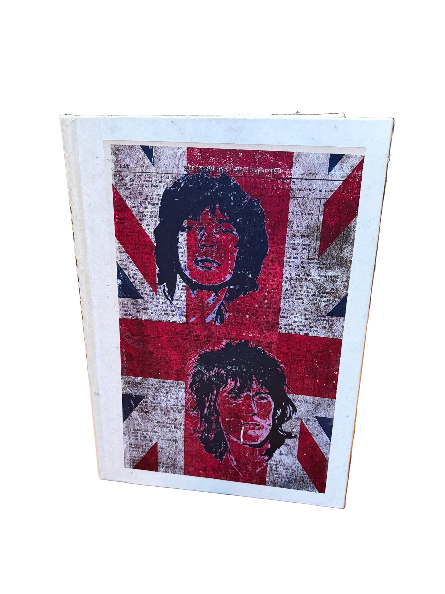 E Law Gold Gilded Artist Journal - Stones
