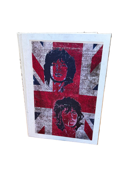 E Law Gold Gilded Artist Journal - Stones
