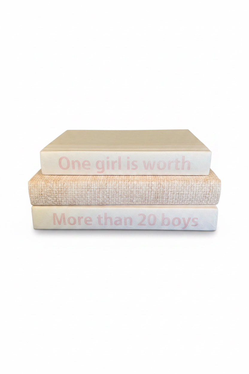 E Law 3 Vol Baby Girl Quote/Grasscloth