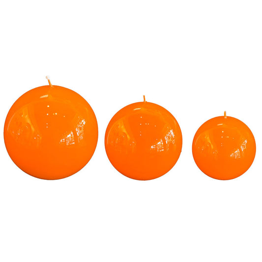 Meloria Ball Candle Medium Orange