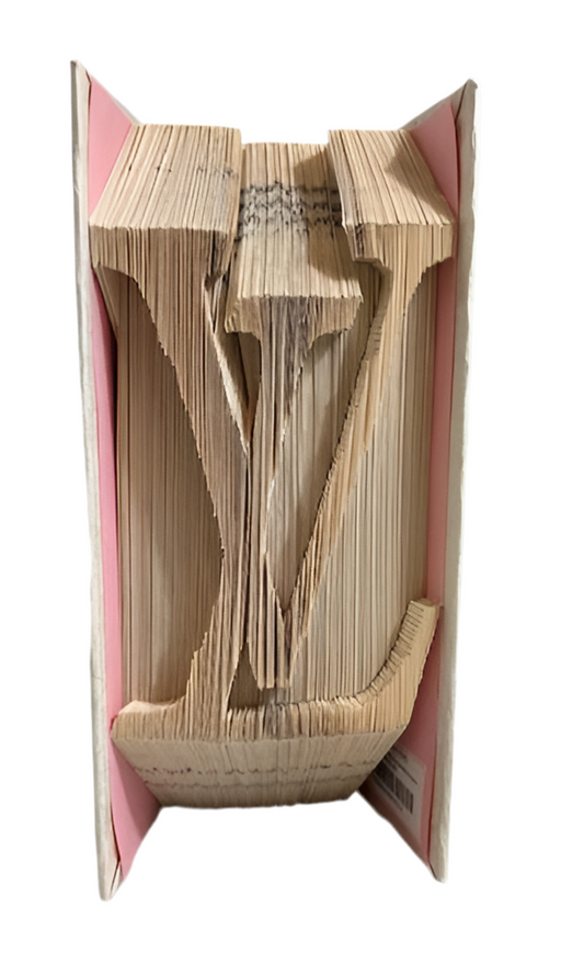 Hand-Folded Designer Logos Book - Louis Vuitton