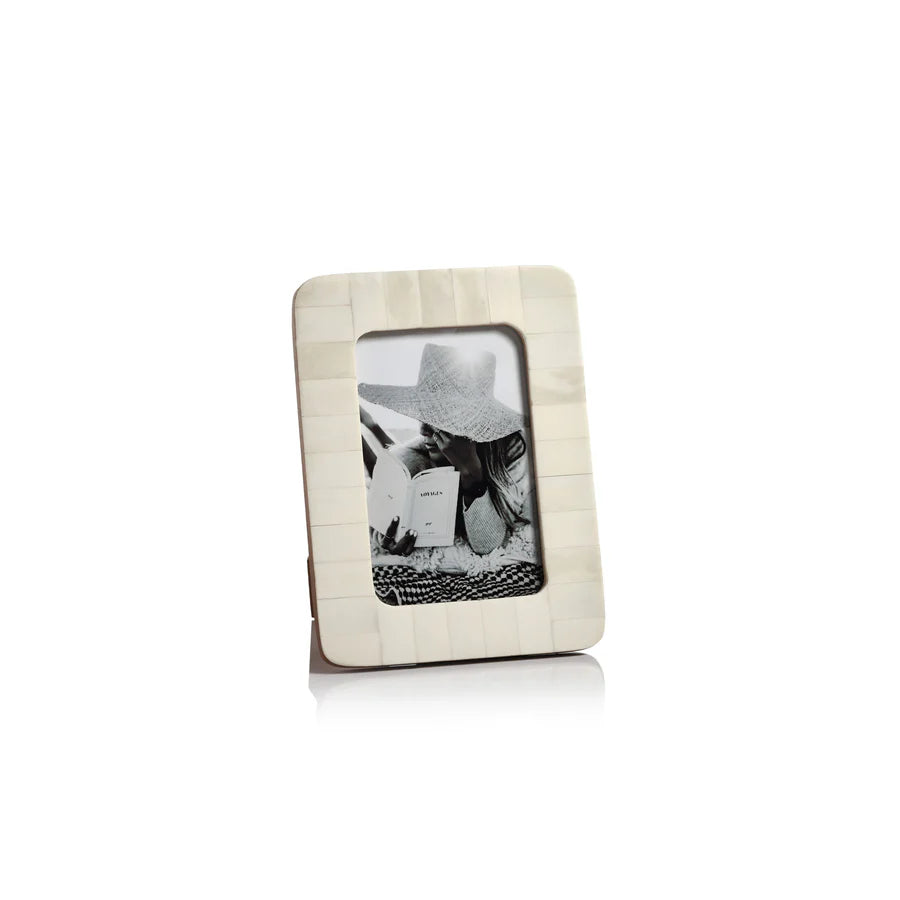 Zodax Côte d’lvoire Wh Bone Frame 4x6