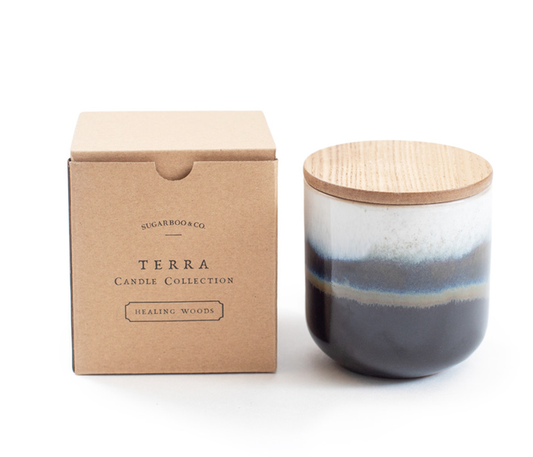 Sugarboo Terra Candle Healing Woods