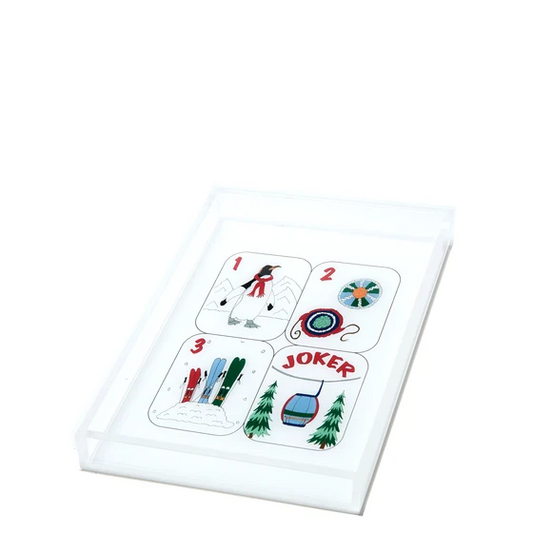 TW Acrylic Tray Winter Mahjong Tiles