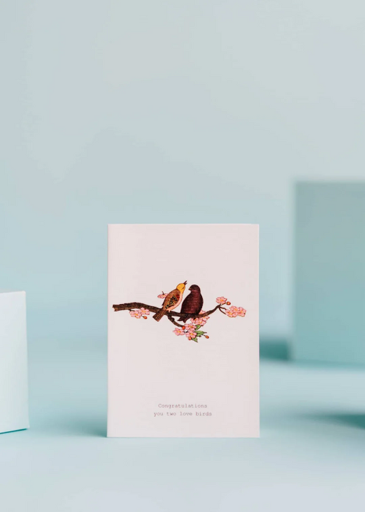 Margo Elena Congratulations Love Birds Card