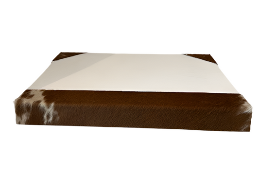 Vellum 14" BROWN HIDE WITH CREAM