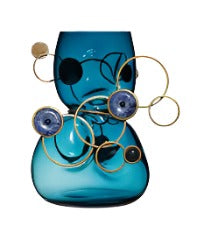 VMitrani  FAIRYGROUND VASE - DUCK BLUE