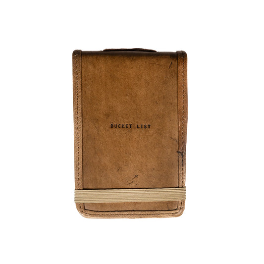 Mini Bucket List Leather Journal