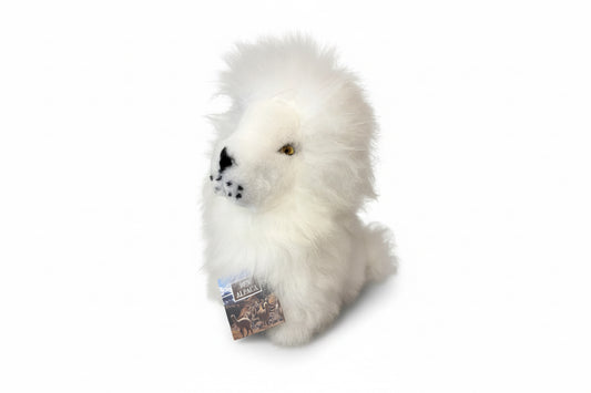 Fibre Alpaca Sm Animal Lion White