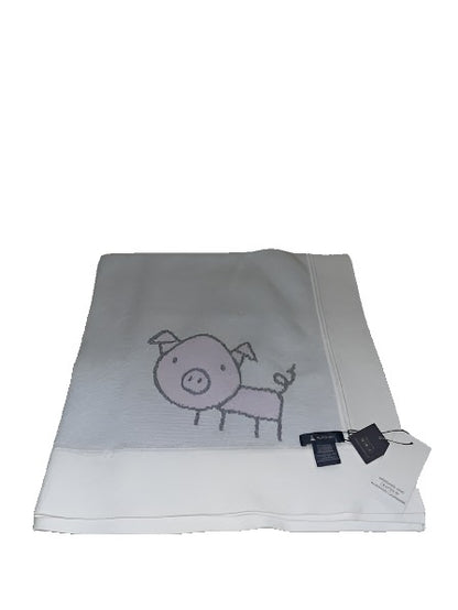 Alashan Farm Friends Baby Blanket Pink