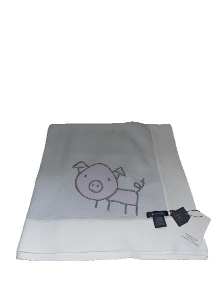 Alashan Farm Friends Baby Blanket Pink