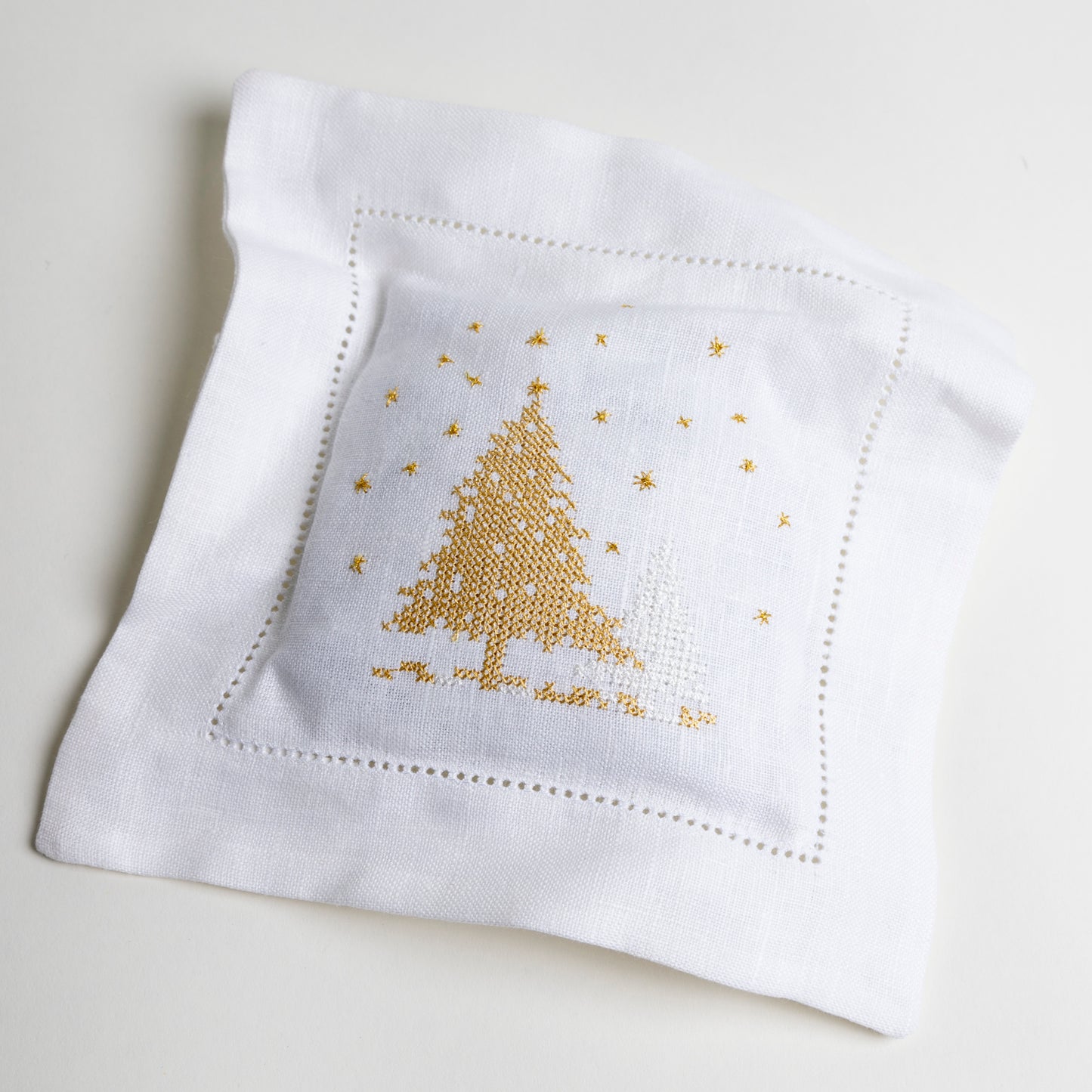 Teresa Xmas Tree Perfume Sachet - Gold