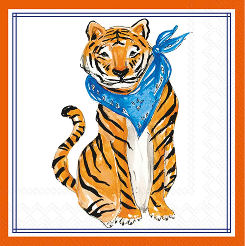 Boston Cocktail Blue Sitting Tiger Hometown Pride