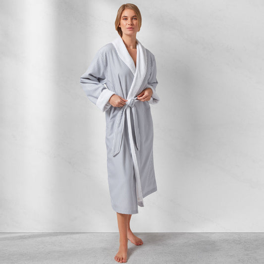 Kassa Seersucker Robe