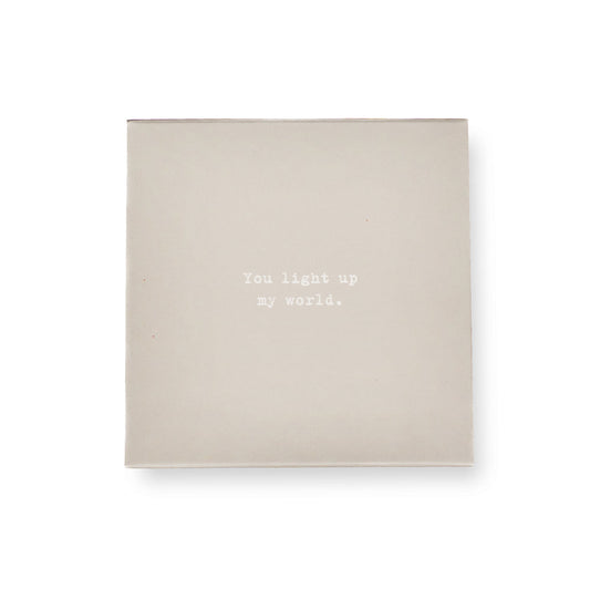 Sugarboo Matches You Light Up My World