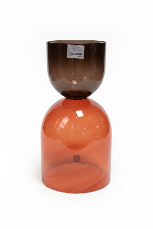 SKLO Crescent Vessel - Plum/Copper/Ruby