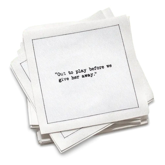 5 Star Bachelorette Quotes Napkins