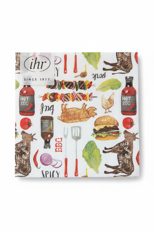 Boston Cocktail Napkins BBQ